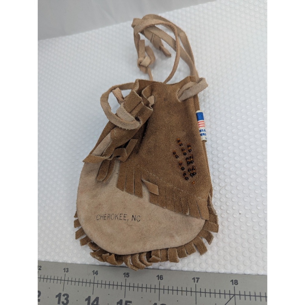Bloom Brothers Suede Bag‎ 6 Inch USA Cherokee NC
